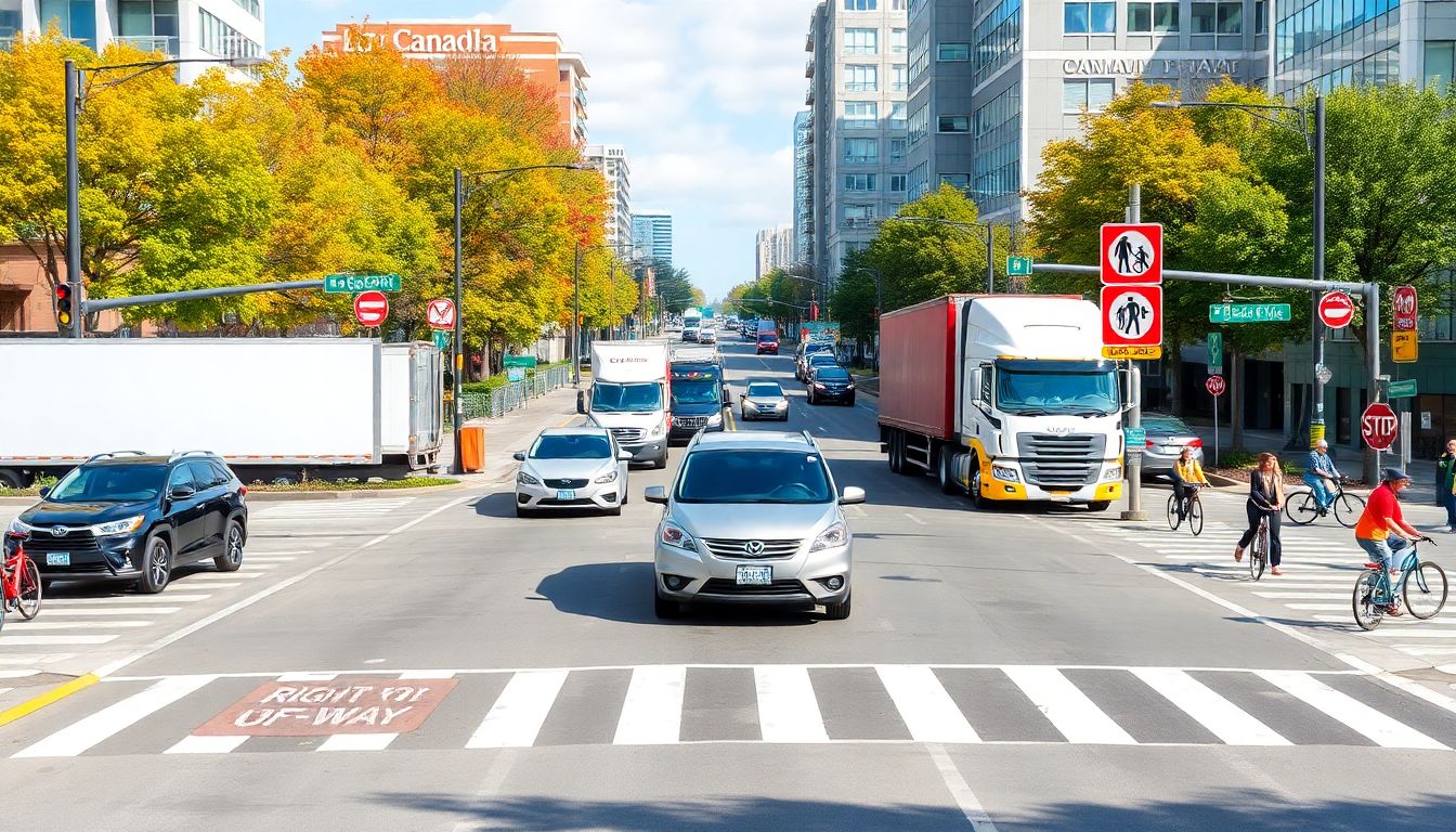 Right-of-Way Rules for Canadian Drivers: A Complete Guide to Safe and Legal Driving